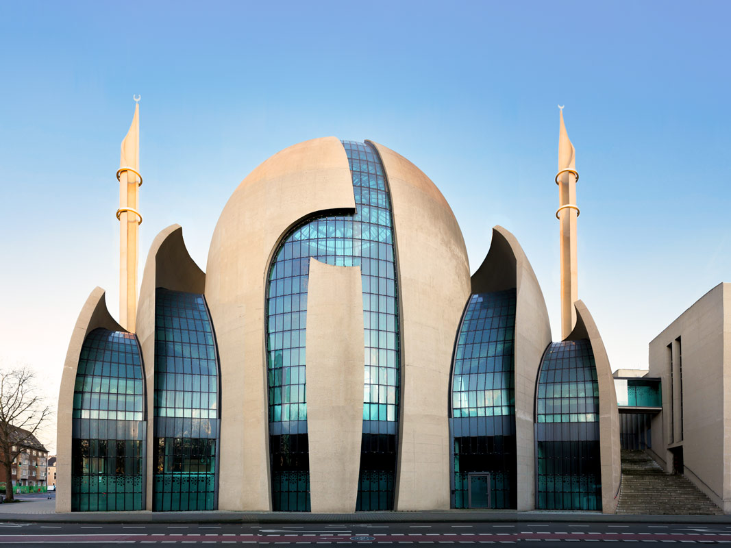 Architektur Foto der Kölner Moschee. Fotograf Dirk Baumbach