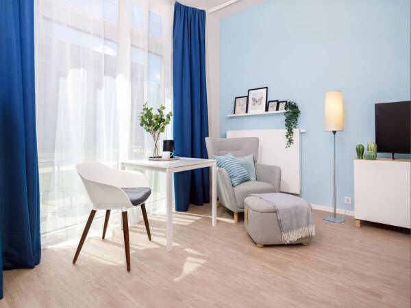 Immobilien Fotograf für Fotos einer Senioren Residenz. Foto: Immobilienfotografie Baumbach.