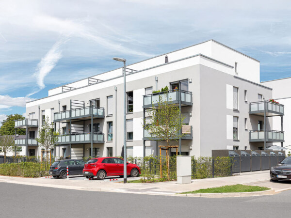 Wohngebäude in Köln. Aufgenommen vom Architekturfotografen Dirk Baumbach.