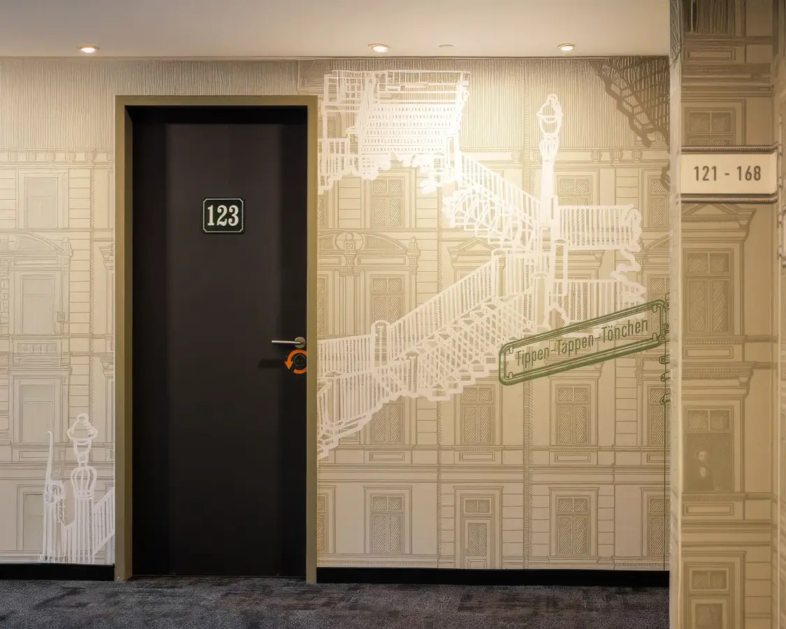 Romantik Hotel Foto aus dem 1.OG. Hotelfotograf: Dirk Baumbach.