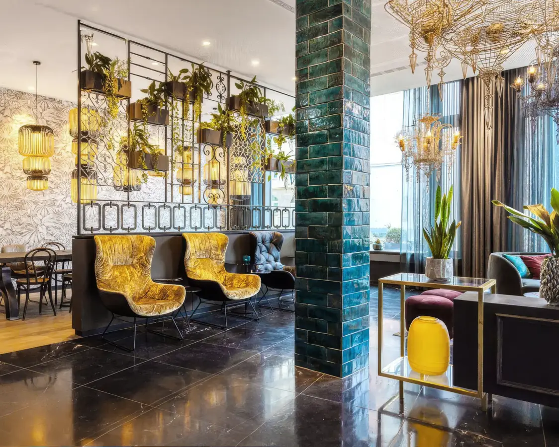 Hotellobby. Foto: Hotelfotografie Dirk Baumbach in Köln.